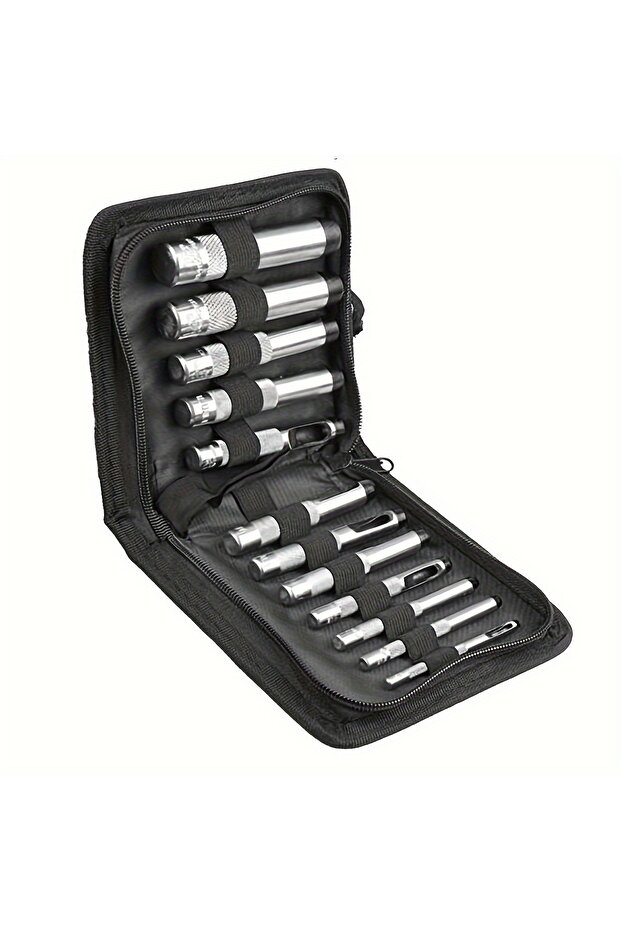 12PCS 12pcs/5pcs Steel Hollow Leather Punch Set (3-16mm) Duty Round Hole Punch Leather Hole Tool for