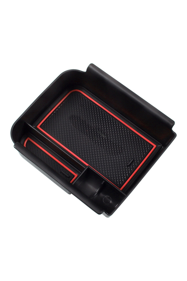 Black 1 piece For Volkswagen VW Golf 8 Mk8 2019~2025 Car Armrest Storage Box Center Console Co-pilot