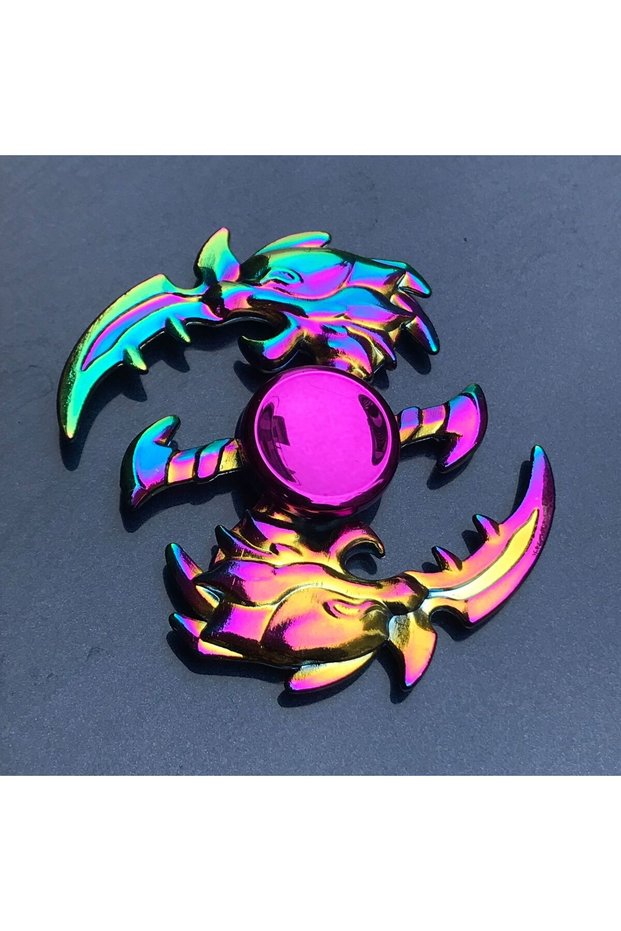 26 New Metal Rainbow Fidget Spinner Gradient Color R188 Mute Bearing EDC Hand Spinner Fingertip Gyro