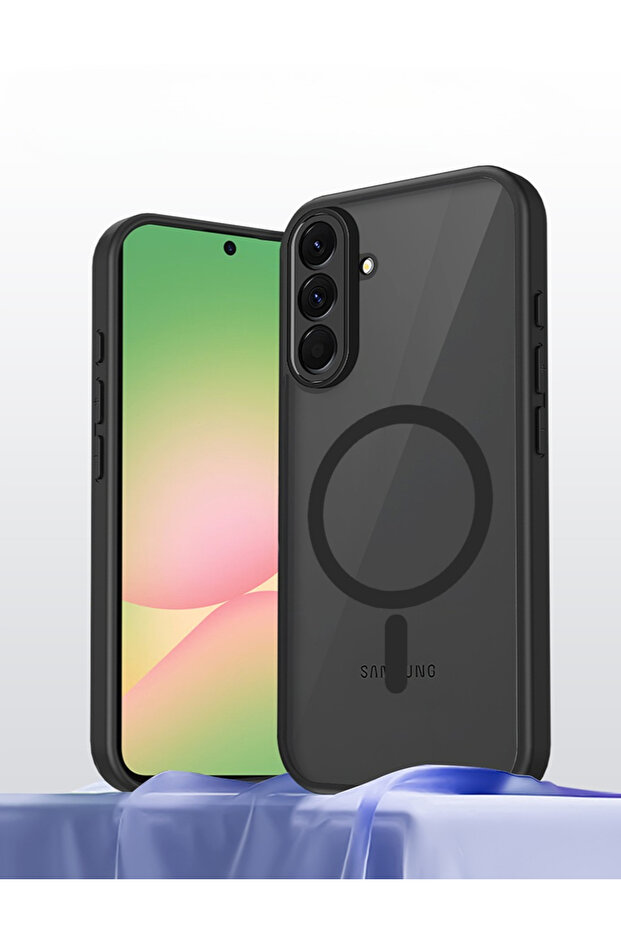 Galaxy A17 black Matte Phone Case for A56 A55 A36 A35 A25 A17 A16 A15 A14 A06 A05 A54 A53 A34 A26