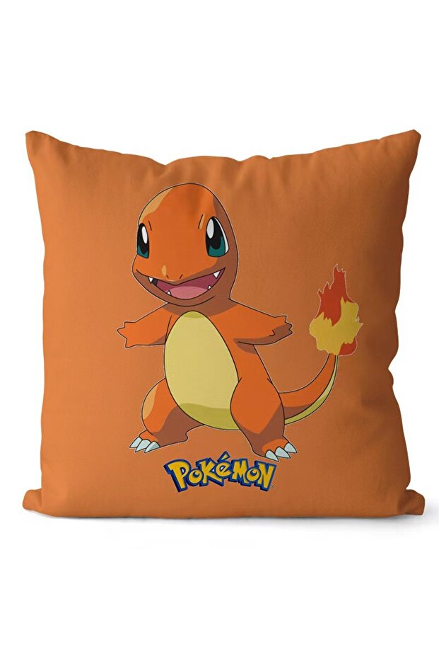 two-sided 6 Pokemon Anime Cushion Cover 45x45cm Pikachu Decor Sofa Pillow Cover Charmander Psyduck A