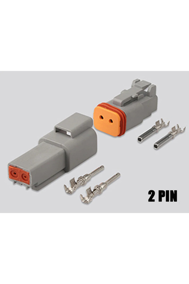 5 Sets 2 Pin 1/5set Deutsch DT Connector 2/3/4/6/8/12 Pin Waterproof Electrical Female and Male Conn