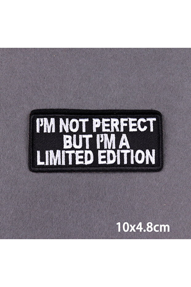 PE8388CT A LLORAR A LA LLORERIA Iron On Patches For Clothing thermoadhesive patches Black White Wor
