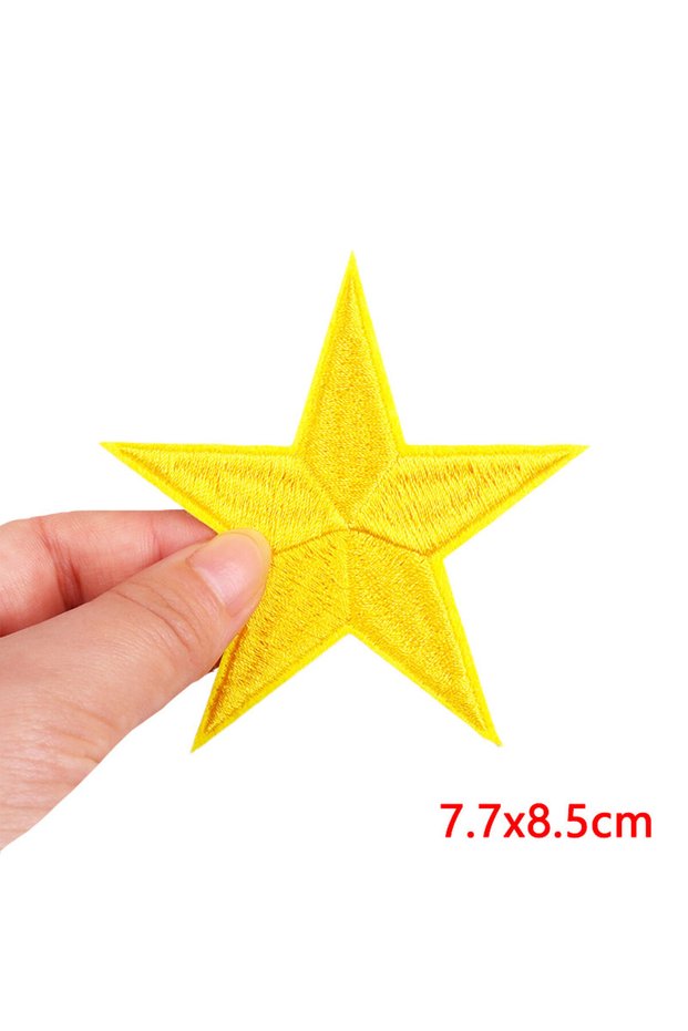 PE11119CT Netherland Oeteldonk Emblem Embroidery Patch Iron On Patches For Clothes DIY Star Heart Ca
