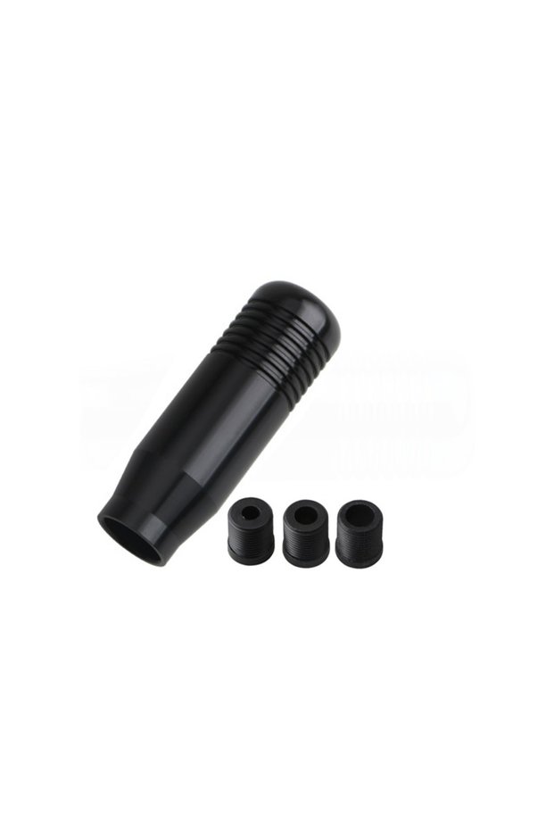 Black 8.5cm Car Ctylish Gear Shift Knob Stick Manual Transmission Universal Car Aluminum Extended Ge