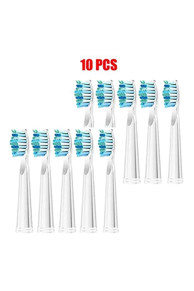 10 pcs white Replacement Brush Heads For Seago For Fairywill FW-507/508/515 Electric Toothbrush Head