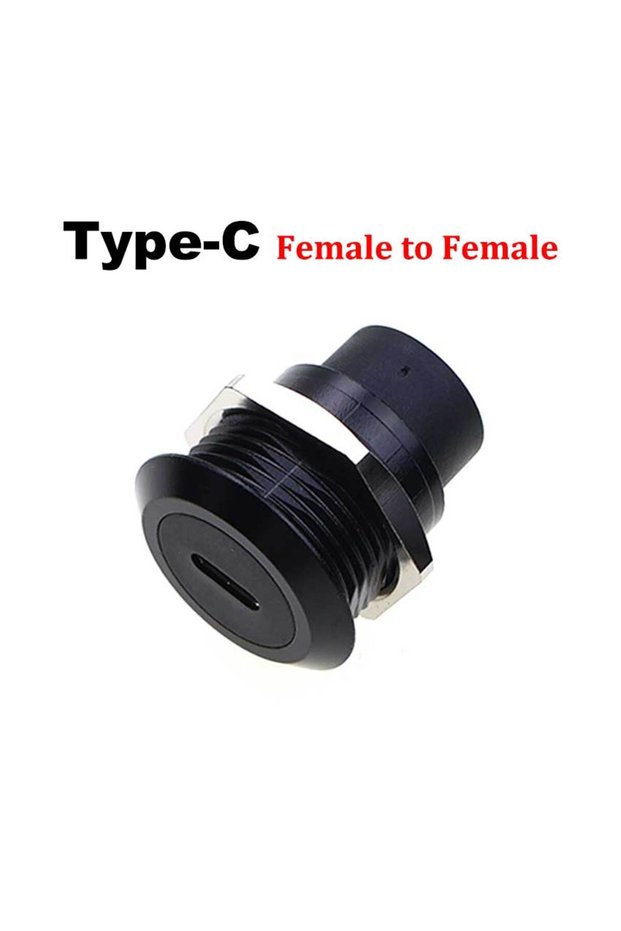 1 Piece Type-C Rotundity RJ45 USB 2.0 3.0 HDMI-2.0 Type-C Jack Metal D Type Module Connector Data Ne