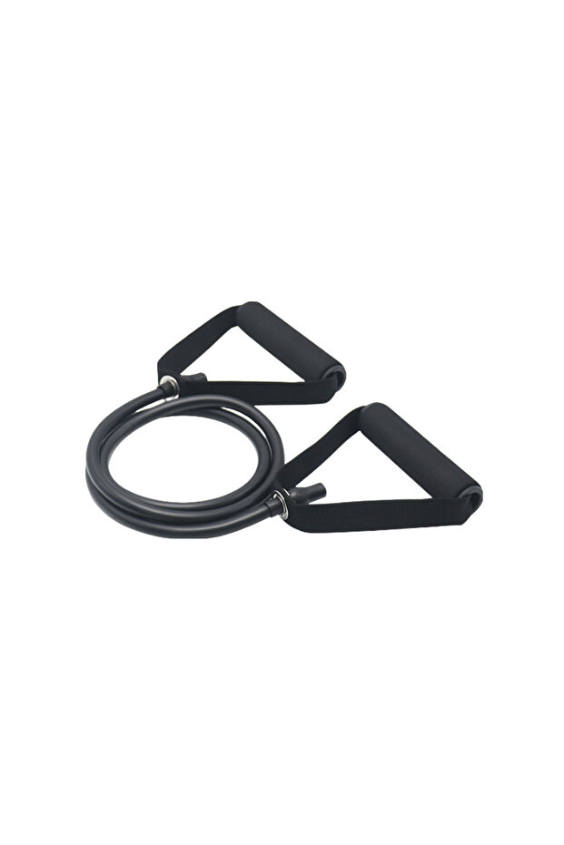 Black 30LB Resistance Bands With Handles Exercise Workout For Men Women Strength Training Equipment