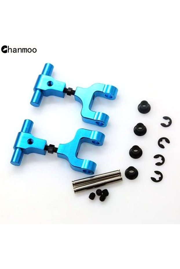 rear upper A arm TT-02 Modification Accessory Kit Metal Swing Arm Steering Cup CVD Bumper Motor Base