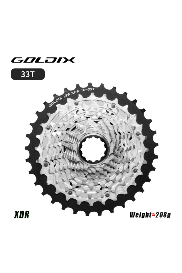 Road XDR 12S 10T-33T GOLDIX XDR 12 Speed Cassette 28T 33T 36T Ultralight K7 Cassette 12V for Sram XD