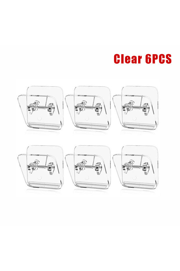 6PCS Clear 4/6Pcs Wall Pee Pad Holder Clear Dog Potty Training Pad Holder Invisible Puppy Pad Holder