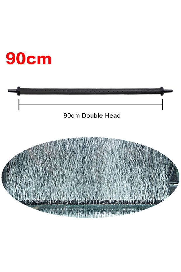 90cm double Aquarium Air Pump Oxygen Air Bubble Tube Aerator for Fish Tank Waterscape Bendable Air S