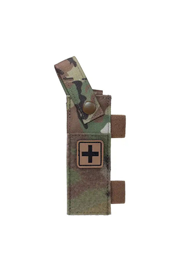 حافظة مقصات MC MOLLE محمولة للتعليق، للاستخدام في حالات الطوارئ والإسعافات الأولية، EMT، EDC، للنجاة في حالات الطوارئ