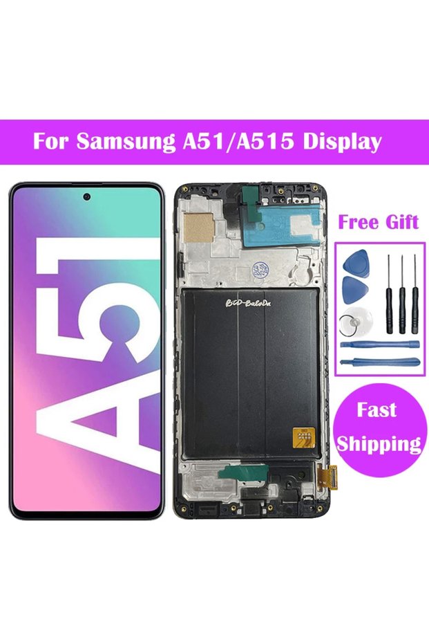 incell With Frame Incell For Samsung A51 Display A515 Display A515F/DS A515FD A515 LCD Display Touch