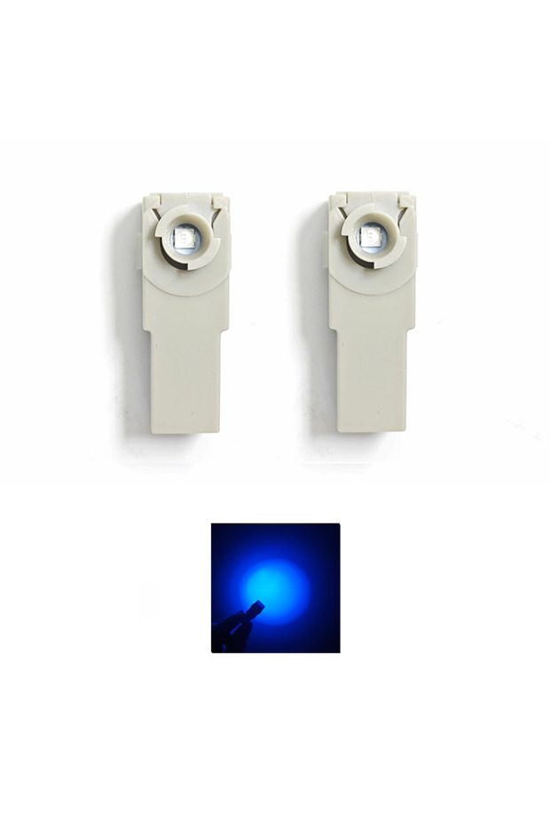 2Pcs Blue 2Pcs LED Interior Light For Toyota Mazda Subaru Yaris Camry Corolla Cross Decorative Foot