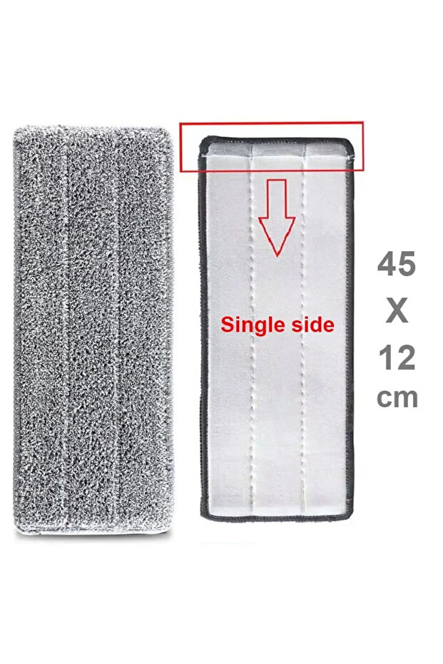 1 pcs 45X12cm Unilateral Replace Mop Head Microfiber Replacement Head Floor Cleaning Cloth Pads Flat