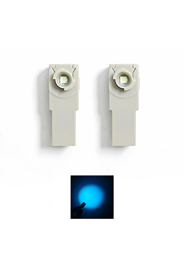 2Pcs Ice Blue 2Pcs LED Interior Light For Toyota Mazda Subaru Yaris Camry Corolla Cross Decorative F