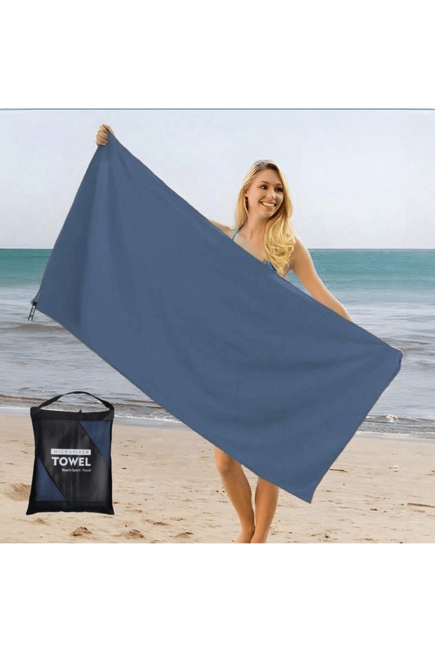 50x120cm Navy Blue Microfiber Towel Quick Dry Towel Travel Towel Sports Towel Beach Towel Sandproof
