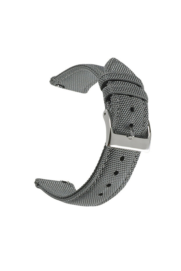 21mm grey Premium Sailcloth Watch Strap Waterproof Durable Nylon Watchband 18mm 19mm 20mm 21mm 22mm