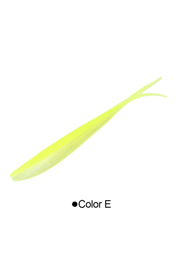 8cm 1.7g Color-E Spinpoler 2" 3" 4" Soft Fishing Lures Jerk Minnow Shad Drop Shot Soft Bait Swimbait