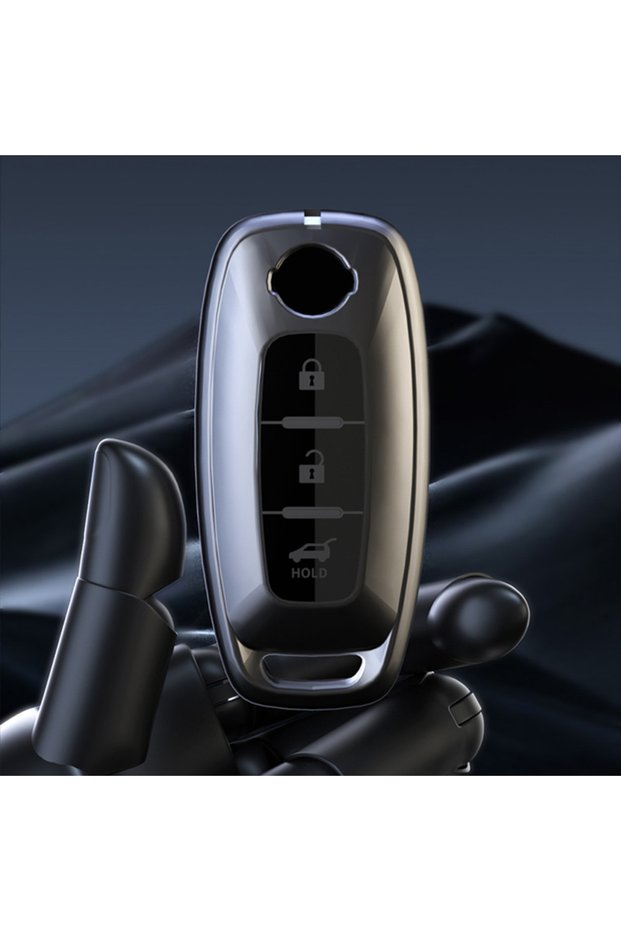 grey shell 3 Buttons Remote Car Shell For Nissan X-trail T33 Qashqai J12 Teana Altima Ariya 2022 202