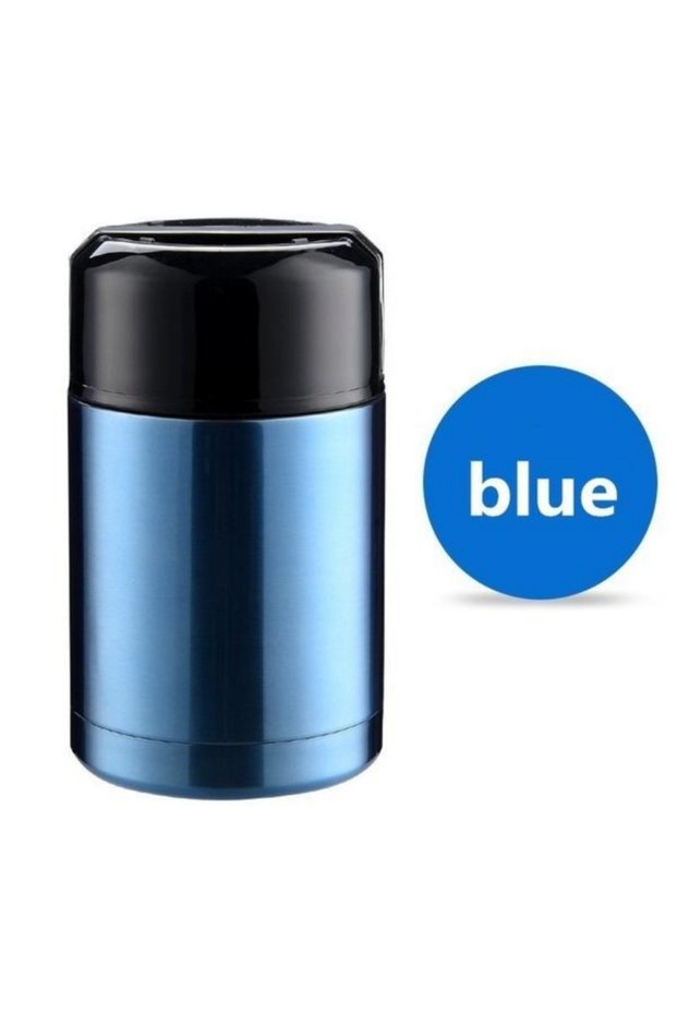 1000ml Blue Large Capacity 800ML/1000ML Thermos Lunch Box Portable Stainless Steel Food Soup Contain