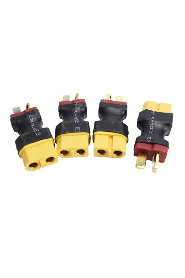 4Pcs - XT60F-T M 4Pcs Adapter XT60 To XT30 XT90 EC5 TRX T Female To Male Plug Deans Connectors Plug