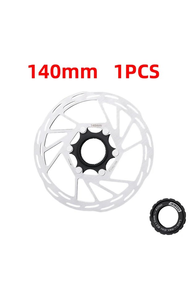 140mm 1Pcs IIIPRO Bicycle Center Lock Bicycle Brake Rotor 140mm/160mm/180mm/203mm Road Bike Disc Bra