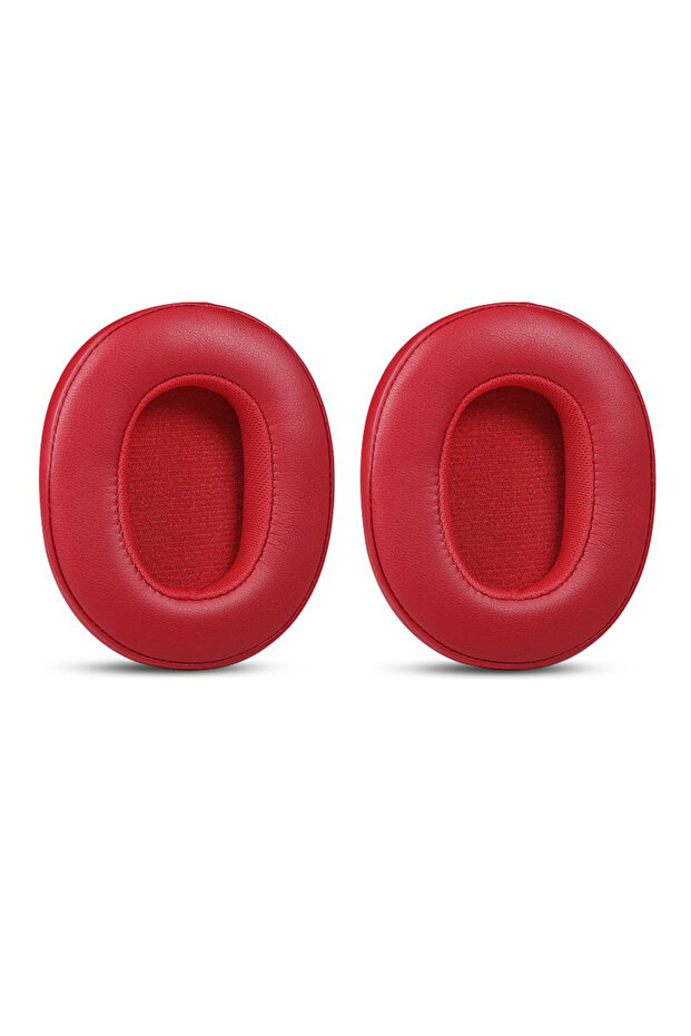 وسائد أذن بديلة باللون الأحمر تناسب سماعات Skullcandy Crusher اللاسلكية Crusher Evo Crusher ANC Hesh 3 Headpho