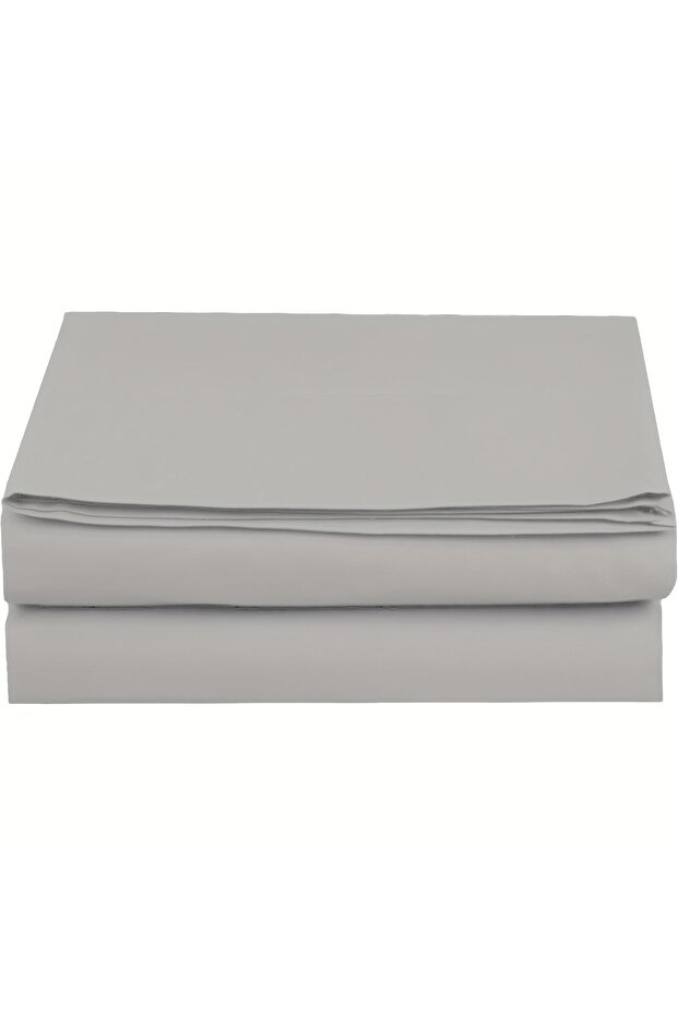 228X254CM Light Grey Luxury Bed Sheets - Elegant Wrinkle-Free 1500 Thread Count, Multi-Color Options