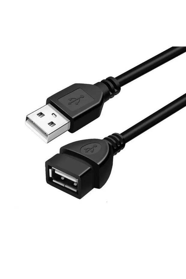 كابل تمديد USB 2.0 بطول 1.5 متر (1/3 قطع) - خط نقل بيانات بأسلاك - عرض فائق السرعة