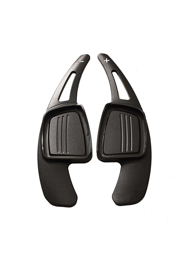 black Steering Wheel Shift Paddle Shifter For Audi A3 / S3 facelift A5 S5 2017 A4 B9 Q7 2016-2017 TT