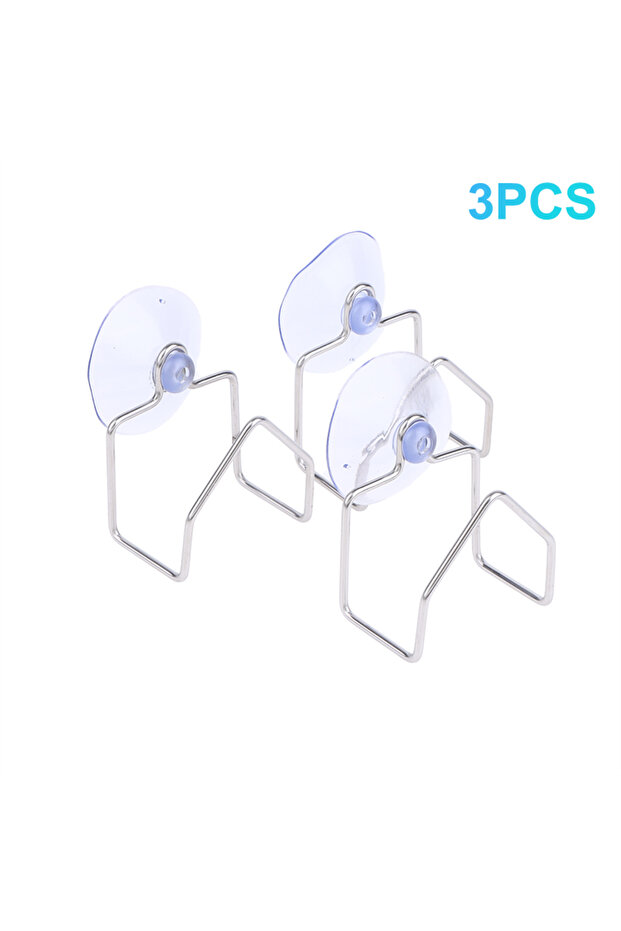 3Pcs 1/2/3Pcs Stainless Steel Sink Organizer Drain Rack with Suction Cup Dish Drainer Sponge Holder