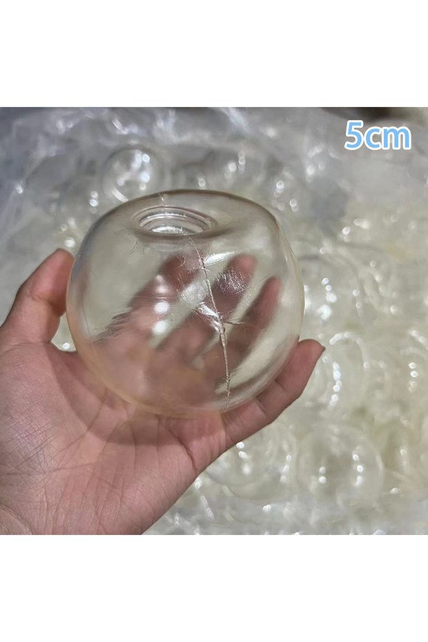 A2 قطعة واحدة قوالب صب TRP على شكل كرة للمجوهرات، أدوات DIY لصنع كرات فارغة يدوية الصنع، كرات تخفيف التوتر بطيئة الإصدار