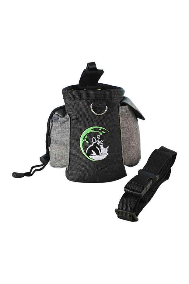 Black Portable Pet Training Waist Bag Puppy Training Treat Outdoor Puppy Reward Waist Bag Pet Snack