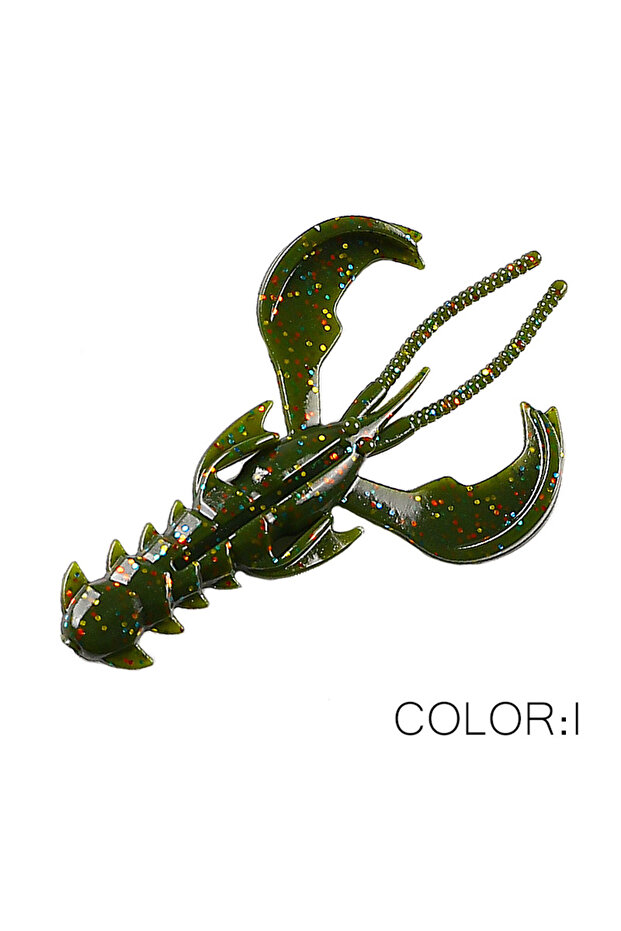 65mm 10pcs 1.36g I Supercontinent CRAZY 65mm/40mm Lobster Soft Lure Fishing Lures Attractive Shrimp