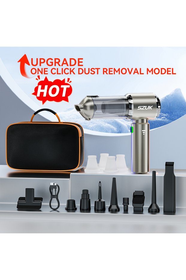 Max Easy 4hapa bag SZUK 985000Pa Car Vacuum Cleaner Portable Handheld Car Cleaner Strong Suction Cle