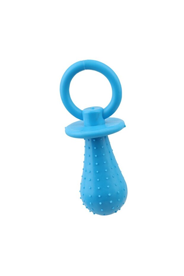 10x3cm blue Pet Pacifier Dog Toy Interactive Soother Pet Dog Cat Puppy Elasticity Teeth Dog Che...