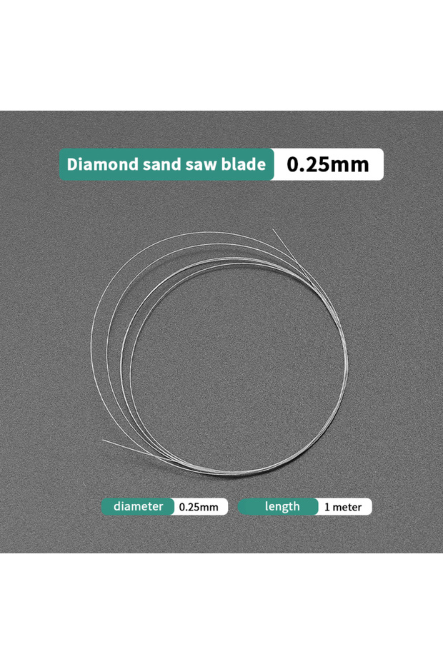 A4 Superfine Diamond Cutting Wire 1m DIY Tool Coping Saw Blades Jade Metal Marble Granite Stone Glas