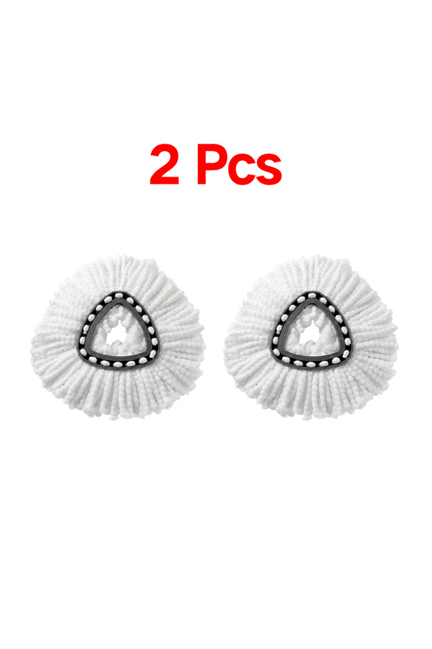 2 Pcs Mop Head Cloth Replacement Microfiber Mop Refills Spin Mop Cloth Replacement Head for /O-cedar