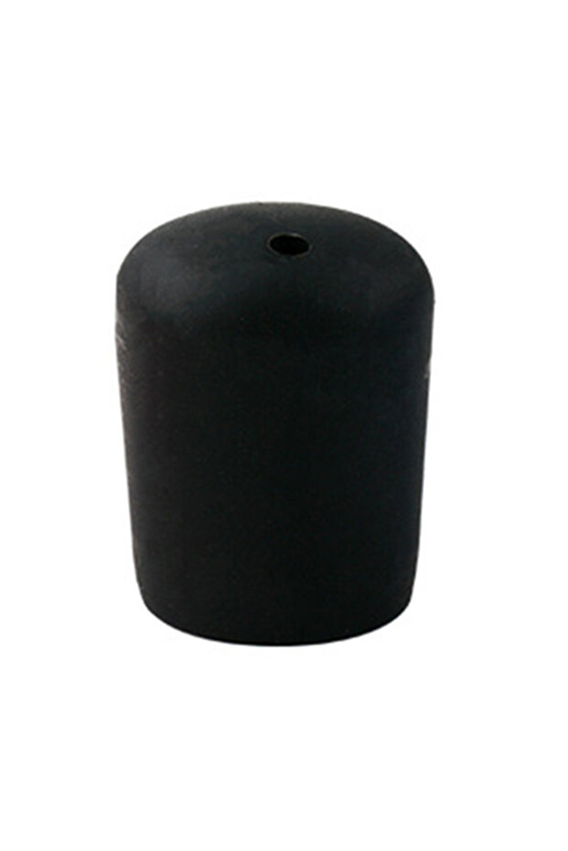 S Black Fishing Rod End Cap Fishing Rod Handle Protective Case Silicone Lure Rod Bottom Protector Fi