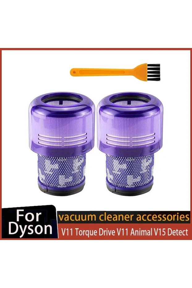 light yellow HEPA Filter Replacement Parts For Dyson V11 Torque Drive V11 Animal V15 Detect SV14 Cor