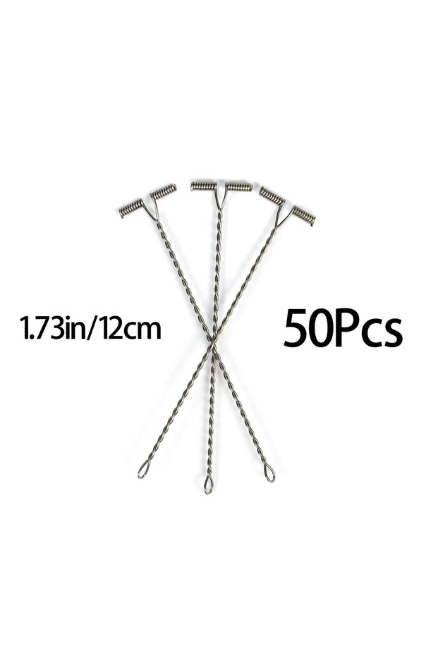 12cm Topranc 50pcs Fishing Balance Connector Splitter Split Hooks Anti-tangle Balance Rigs Arm Conne