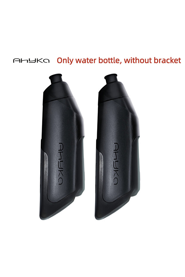 Only 2 Black Bottles AhyKa Bicycle 600ml Aerodynamic Water Bottle Bracket Set Or Single Water Bottle