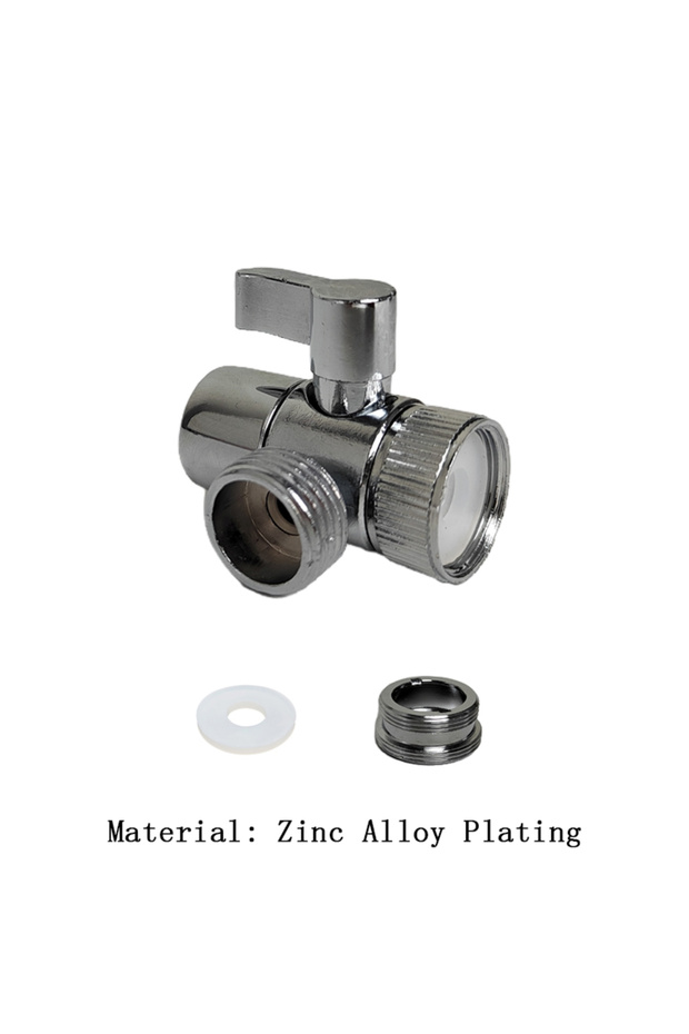 Zinc alloy Faucet Switch Adapter Kitchen Sink Splitter Diverter Valve Water Tap Sprayer Connector To