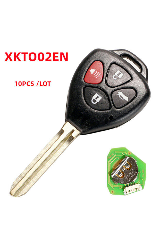XKTO02EN 10pcs Xhorse XKTO02EN for Toyota VVDI2/VVDI Key Tool Max Programmer Universal Wire Remote