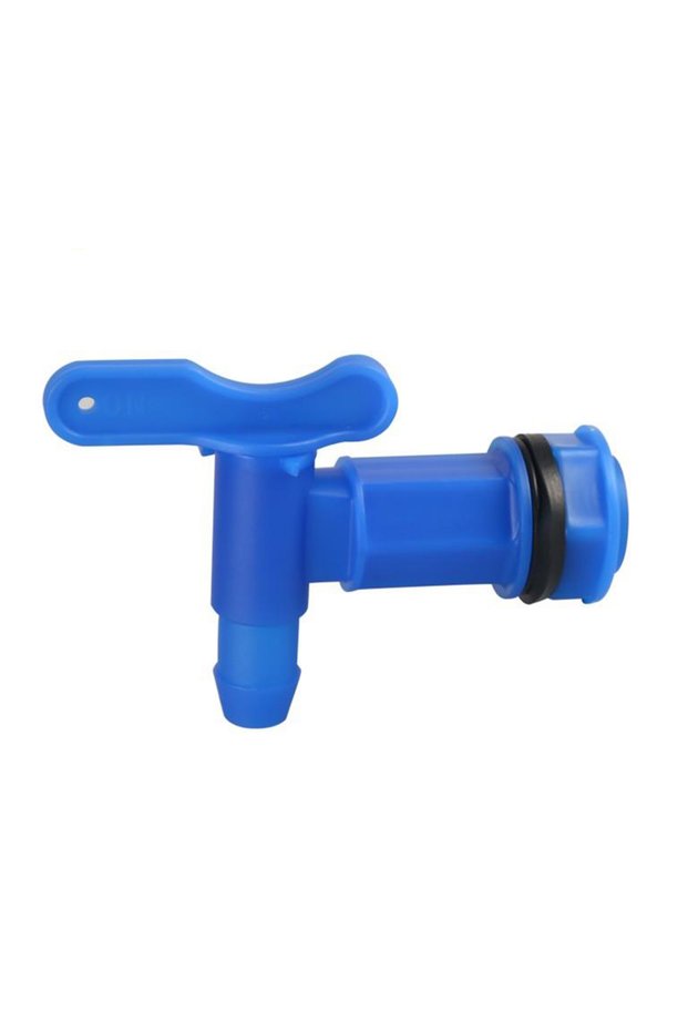 Blue IBC Barrels Water Butt Tap Self Made Plastic Faucet For Beer Rain Brew Water Tank Faucet Water