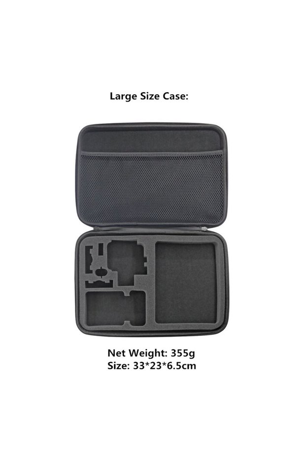 L BOX Carrying Case Storage Bag Safe Portable Waterproof Shockproof for GoPro Hero 12 11 10 9 AKASO