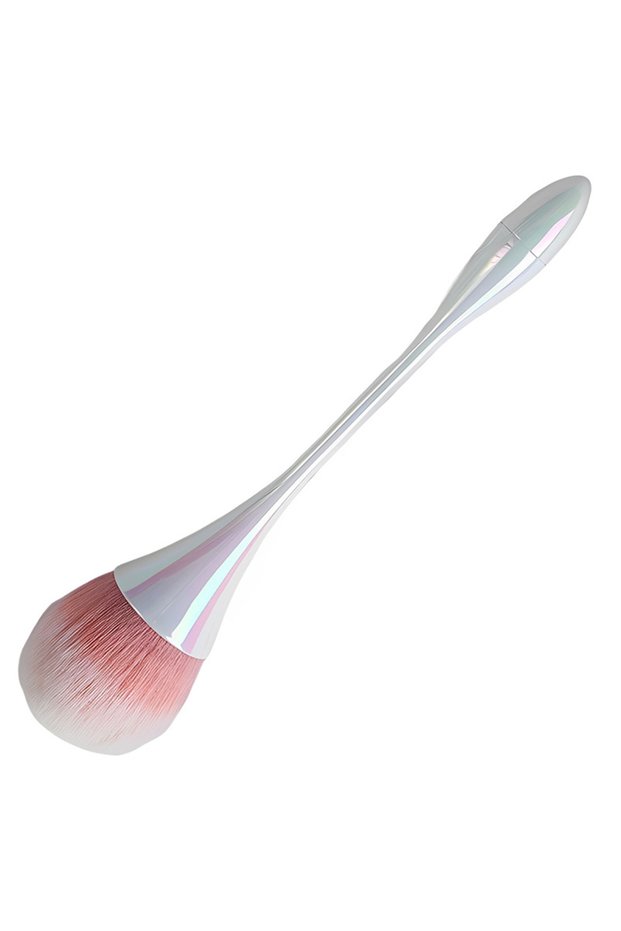White Colorful Nail Dust Cleaning Brush 7 Styles Professional Nail Art Make Up Brushes Long-Handled