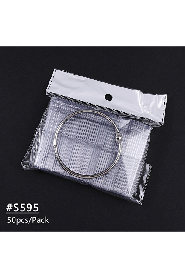 S595 حزمة من 50 قطعة، حامل عرض شفاف لأطراف الأظافر الاصطناعية، حامل عينات أطراف الأظافر لفن الأظافر، DIY